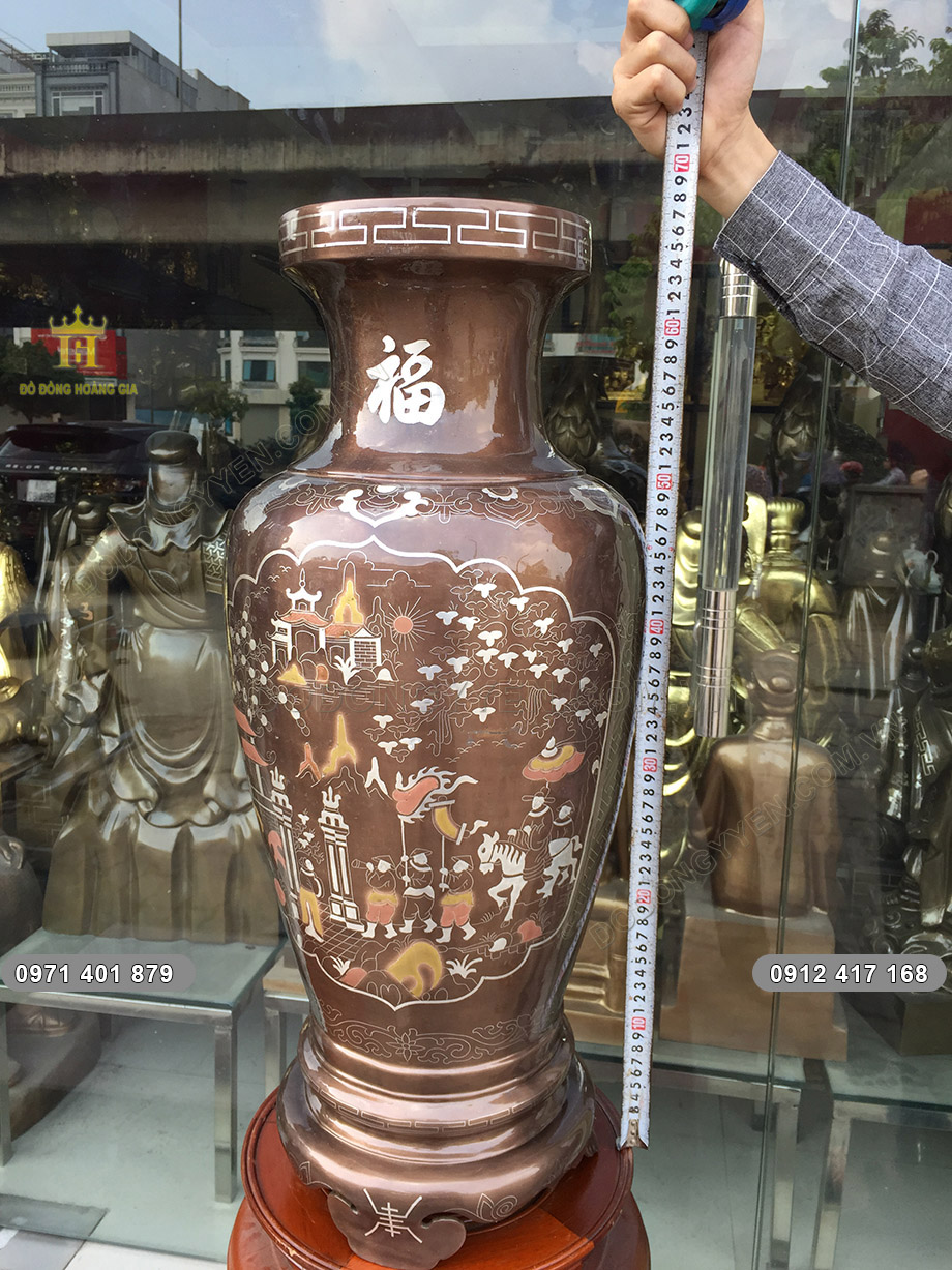 lọ lộc b&igrave;nh tam kh&iacute; 66cm